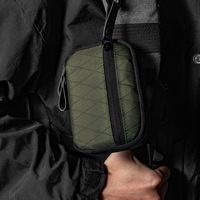 Nouveaux produits à succès, sac de rangement EDC personnalisé en cuir avec fermeture éclair Xpac, pochette à outils