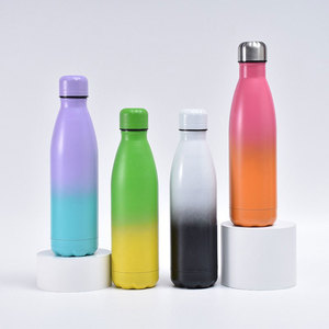 Personalizzato 500ml 750ml <span class=keywords><strong>1000ml</strong></span> doppia parete borraccia acqua in acciaio inox bottiglia di metallo bevanda bottiglia per palestra sport campeggio - Product Image 2