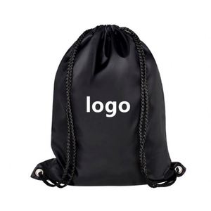 Mochilas de Compras Personalizadas con Cordón, Impermeables, de Poliéster 210D - Product Image 4