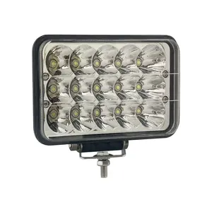 Không thấm nước IP67 45 wát LED offroad đèn 15 cái * 3 Wát xe tải phụ tùng ô tô cho xe tải LED làm việc ánh sáng PMMA SG 2 năm, 2 năm 3000-6500K