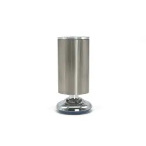 Pied de lit cylindrique réglable en aluminium, hauteur de canapé, moderne, en métal et aluminium, à 8 trous, idéal pour Table