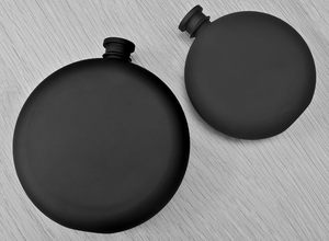 Weddings Bridesmaid Party Valentine's Gift 5 Oz Matte Black Stainless Steel Leak-Proof Circular Round <strong>Hip</strong> <strong>Flask</strong> for Whisky - Product Image 5
