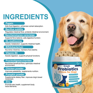 Compresse Masticabili <span class=keywords><strong>per</strong></span> <span class=keywords><strong>Cani</strong></span>: Integratore <span class=keywords><strong>per</strong></span> Migliorare l'Immunità, Nutrizione Quotidiana e Regolazione della Salute Gastrointestinale - Product Image 4