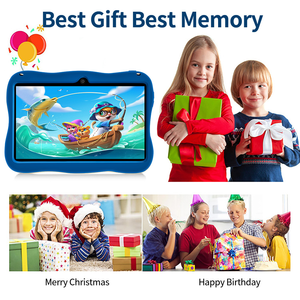 Factory Price OEM <b>7</b>-Inch Kids Educational School Learning Games <b>Tablet</b> Android 15 4+64GB WiFi OEM Anti-Drop Protective Case Toys - Product Image 3