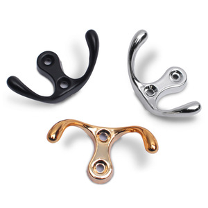 <span class=keywords><strong>Gancio</strong></span> appendiabiti doppio in stile europeo, nero anticato, modello solido, per porta, a basso prezzo, all'ingrosso - Product Image 3