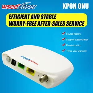 Prix pas cher Chine Excellent fabricant Usine Anglais Firmware Nouveau Bonne Qualité ONU WS-R1 1GE PON CATV 12VCheap