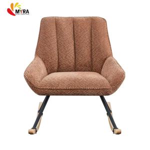 Modern Compact Nursery <strong>Glider</strong> Rocker with Cozy Upholstered Baby Chair for Nursery or Living Room - Product Image 1