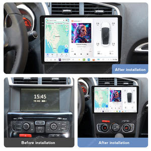 Sistemi Multimediali per Auto DUDU Android con Display da 10 Pollici per <span class=keywords><strong>Citroen</strong></span> C4L 2013-2016 con Navigazione, Musica, CarPlay e Android Auto - Product Image 4