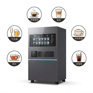 Machine distributrice tout-en-un de café fraîchement moulu, de boissons au thé fraîchement préparées et d'eau pétillante avec écran HD de 32 pouces - Product Image 3