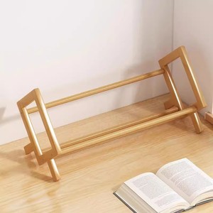 Estante de almacenamiento de escritorio, pequeño estante decorativo para la sala de estar del hogar, soporte para libros de varias capas y estante de almacenamiento para escritorio de oficina. - Product Image 1