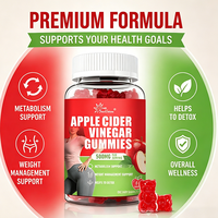Gummies au vinaigre de cidre de pomme OEM Source Factory, utilisées pour soutenir le métabolisme, la gestion du poids et la détoxification du corps.