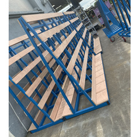 Étagère de rangement antidérapante en métal, support en verre en forme de A, conteneurs de stockage pour camions, pour le transport de marchandises fragiles et de protection