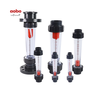 Chi phí hiệu quả bền OEM nhựa lưu lượng kế rotameter PVC/PSU 100 độ biến khu vực đo lưu lượng +/-4% Độ chính xác DN15-300 chất lỏng - Product Image 5