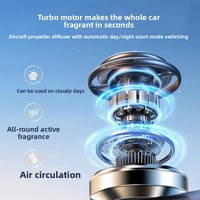 Diffuseur d'air frais pour voiture, diffuseur de parfum rotatif à énergie solaire en alliage, aromathérapie, parfum longue durée, désodorisant
