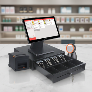 Sistema POS Todo en Uno de Diseño Simple con Pantalla Táctil Capacitiva de 15.6 Pulgadas, Terminal de Punto de Venta, Caja Registradora para Panadería - Product Image 1