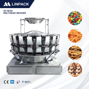 LINPACK 스낵 칩 포장 기계 예비 부품 20 헤드 견과류 콩 캔디 믹스 표준 멀티 헤드 조합 스케일 가중치 - Product Image 1