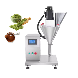 Machine de remplissage semi-automatique à vis sans fin pour poudre sèche, économe en énergie, avec micro-<span class=keywords><strong>doseur</strong></span> pour pots et sachets - Product Image 1
