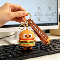Porte-clés en PVC personnalisé de haute qualité, design attrayant, porte-clés en caoutchouc de dessin animé, porte-clés d'anime pour cadeau, porte-clés promotionnels