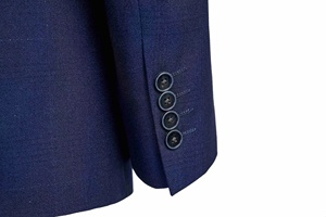 Uniforme de oficina hecho <span class=keywords><strong>a</strong></span> <span class=keywords><strong>medida</strong></span> hecho <span class=keywords><strong>a</strong></span> mano para hombre, <span class=keywords><strong>medida</strong></span> personalizada, cuello en V, <span class=keywords><strong>traje</strong></span> de dos botones con pantalones de tela, ocasión de negocios - Product Image 5