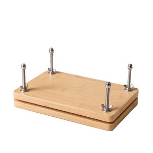 Pinza de bambú para libros, herramienta de presión de madera para manualidades y restauración 12323 - Product Image 5