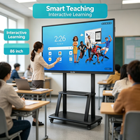 Tableau blanc interactif intelligent de haute qualité de 65 pouces avec écran tactile pour salle de classe