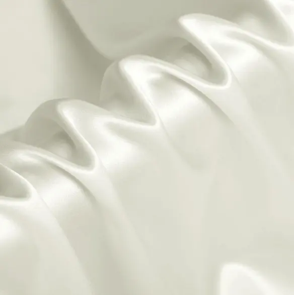 custom 16mm 19mm 22mm 25mm high-quality dyeable and printable pure white Silk crepe satin fabric