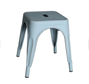 Tabouret de bar en métal sans dossier Tabouret de bistro français historiquement pertinent Chaise de bar