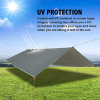 WOQI Fabricants imperméables à séchage rapide Hamac de camping ultraléger Tente anti-mouches Bâche Abri solaire