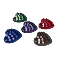Masseur de cheveux en silicone, brosse exfoliante pour le cuir chevelu, brosse de nettoyage pour pommeau de douche, outil de soin pour la croissance des cheveux