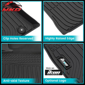 Alfombrillas 3D moldeadas para todo clima, resistentes, impermeables, de TPE, compatibles con Hyundai Kona 2024-2025 - Product Image 2