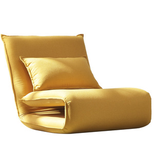 Sofá cama pequeño de tela plegable para sala de estar, individual, futón - Product Image 1