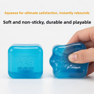 Squeeze-fun Ice Cube Maltose Silicone Slow <b>Rebound</b> Stress Relief Toy for Unisex Ages 14+ - Product Image 3