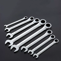 Clés à cliquet à double usage, vente en gros du fabricant, jeu de clés à cliquet combinées, métriques MM et standard