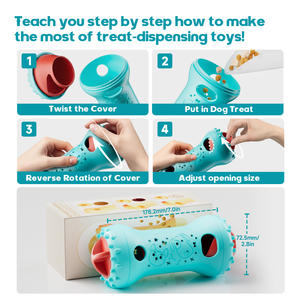 Mainan Puzzle anjing interaktif untuk kebosanan, mainan pengayaan anjing untuk membuat mereka sibuk, pengumpan lambat - Product Image 6