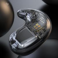 Earbud Konduksi Tulang Mini Peredam Kebisingan X55 Terbaru 2026, Terlaris, BT5.3, Daya Tahan Baterai Lama, Layar Digital