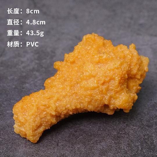 Une cuisse de poulet frit