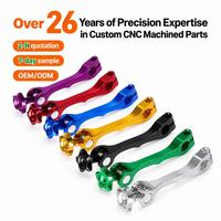 Pièces de rechange de frein universelles réglables sur mesure en aluminium et acier inoxydable usinées CNC de précision multicolores avec usinage par électroérosion à fil