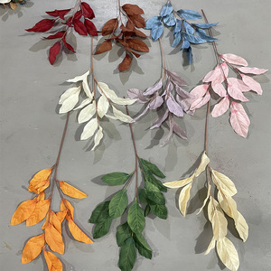 Feuilles artificielles en caoutchouc Yixuan XH - Feuilles en caoutchouc, fleurs en soie pour décoration de mariage et de maison - Product Image 2
