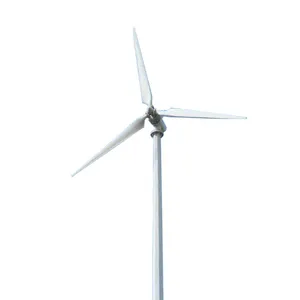 Smaraad Hybrid Wind and Solar Power System Horizontal Wind Turbine Wind Power Plant 150kw White Aviation Aluminum Alloy 55 M/s