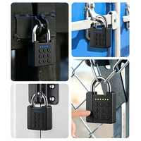 Cadenas numérique sans clé Yagu en alliage de zinc avec bouton de sécurité et clé de rechange, serrure à code pour bagages