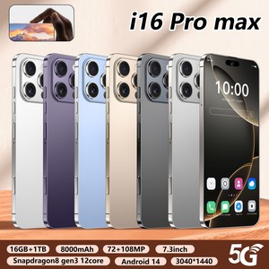 I16 PROMAX Sistema operativo Android Teléfonos inteligentes con pantalla transparente y cámara Procesador rápido 4000mAh Tarjeta SIM dual - Product Image 5