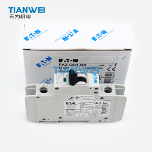 Disjoncteur <span class=keywords><strong>miniature</strong></span> EATON FAZ-C6/1-NA Série FAZ 1P+NA, 6A Courbe C, 1 pôle sous tension protégé + neutre non protégé - Product Image 2