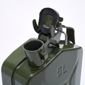 Bidon de carburant portable anti-fuite de 5L, 10L, 20L en acier laminé à froid de style américain <span class=keywords><strong>pour</strong></span> essence, diesel, tout-terrain - Product Image 4