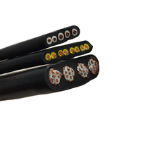 H03rn-f H05rn-f H07rn-f 3x1.5 3x2.5 3x3.5 mm2 High Flexible Flat Rubber Tauch pumpe Kabel Pure Copper Core Wasserdichtes Kabel