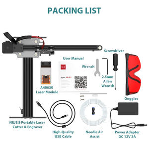 NEJE 5 A40630 <span class=keywords><strong>Mini</strong></span> grabador láser portátil Diy Bluetooth máquina pintada Etiqueta de perro papel cuero madera plástico Logo máquina CNC - Product Image 6
