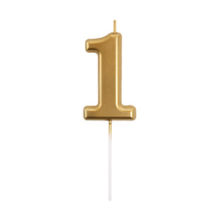 Candele di <span class=keywords><strong>Compleanno</strong></span> Numerate da 0 a 9 Placcate in Oro, in Paraffina Inodore, Ecologiche e Creative, Decorazione per Torte per Bambini, Barrette Pasquali - Product Image 3