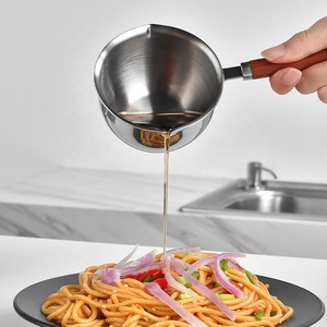 Kitchen Baking Cake Tools Non-Stick <strong>Stainless</strong> <strong>Steel</strong> Milk Pots Oil Splash <strong>Pan</strong> Egg Pancake <strong>Stainless</strong> <strong>Steel</strong> <strong>Frying</strong> <strong>Pan</strong> - Product Image 2