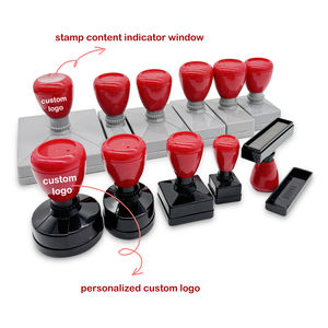 Logo aziendale personalizzato <span class=keywords><strong>HA</strong></span> timbro flash pre-inchiostrato timbro in schiuma flash timbro ufficio - Product Image 6