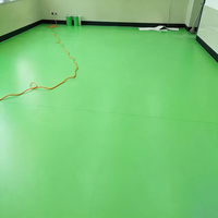 Revêtement de sol sportif acoustique en vinyle Runsure à absorption des chocs 22 dB, à poser directement sur le béton, pour salle de jeux de maternelle, certifié EN 14904