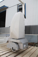 Machine de découpe de pierre CNC 5 axes coréenne OMC, scie à pont et jet d'eau combinés avec télécommande